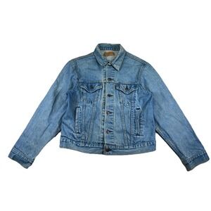 Vintage Levi's Jean Jacket Mens 42 Denim Trucker 70506-0216 Made In USA 80's